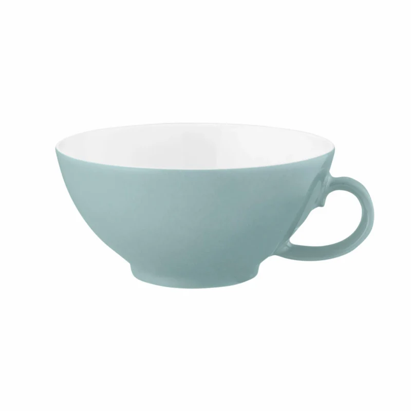 Seltmann Weiden Life Teetasse, Tee Tasse, Kaffeetasse, Porzellan, Fashin Green Chic, 140 ml, 001.743847