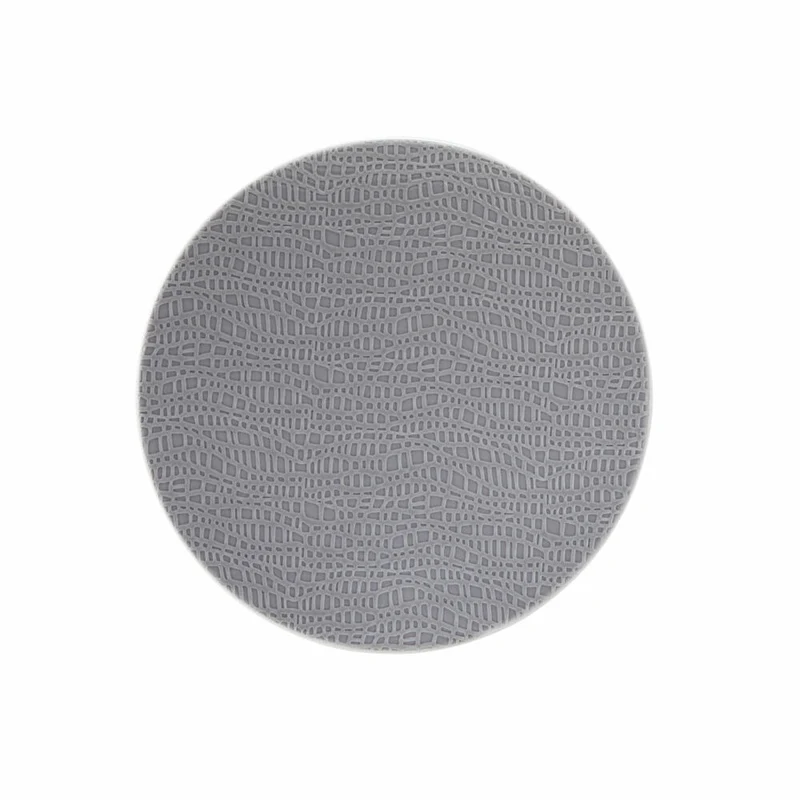Seltmann Weiden Life Brotteller, Teller, Kuchenteller, Porzellan, Fashion Elegant Grey, Ø 16.4 cm, 001.743885
