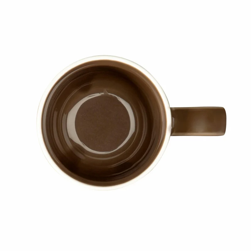 Seltmann Weiden Terra Espressoobertasse, Espressotasse, Espresso Tasse, Porzellan, Erdbraun, 100 ml, 001.766257