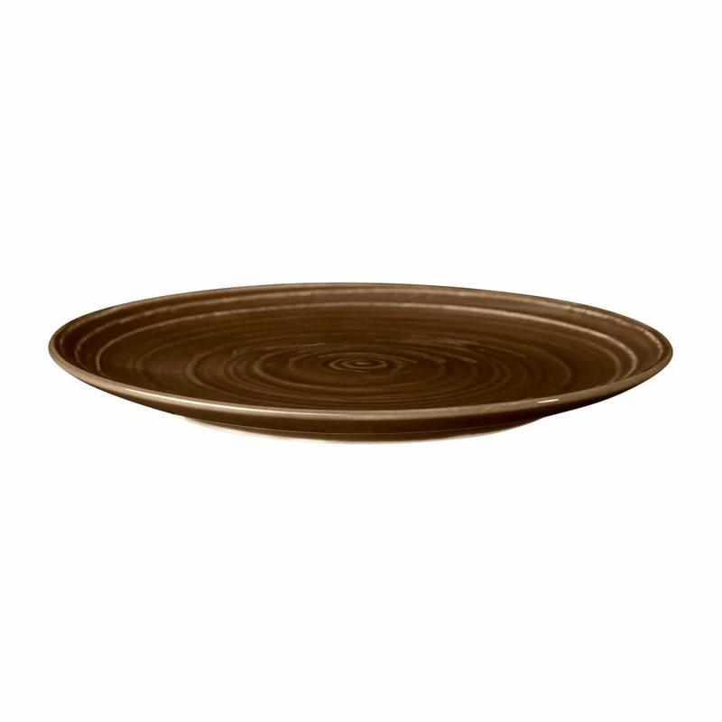 Seltmann Weiden Terra Brotteller, Kuchenteller, Teller, Porzellan, Erdbraun, Ø 17.7 cm, 001.766260