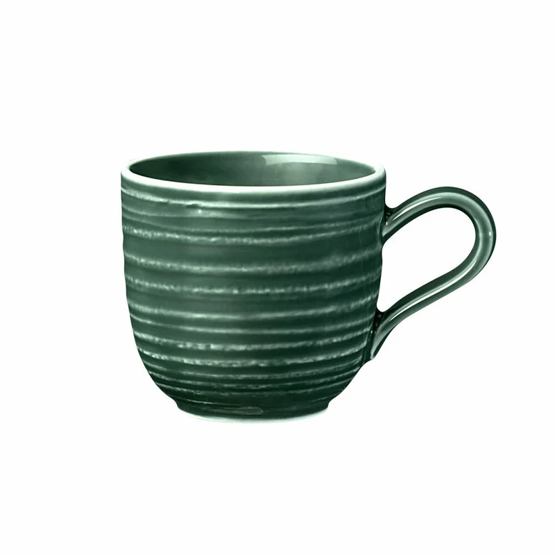 Seltmann Weiden Terra Espressoobertasse, Espressotasse, Espresso Tasse, Porzellan, Moosgrün, 100 ml, 001.766261