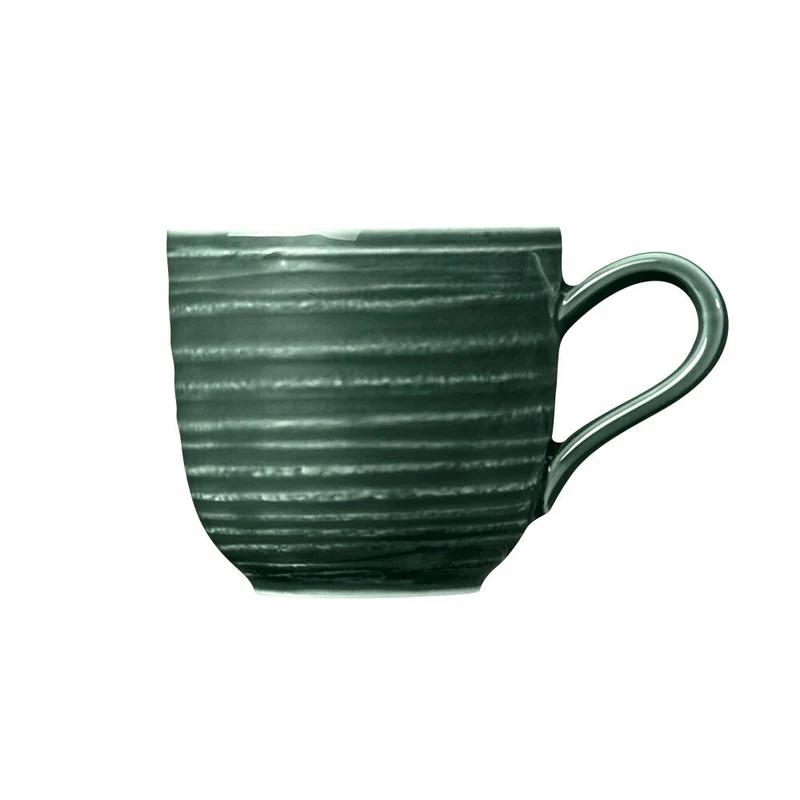 Seltmann Weiden Terra Espressoobertasse, Espressotasse, Espresso Tasse, Porzellan, Moosgrün, 100 ml, 001.766261