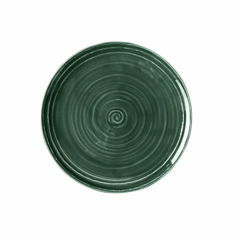 Seltmann Weiden Terra Brotteller, Kuchenteller, Teller, Porzellan, Moosgrün, Ø 17.7 cm, 001.766264