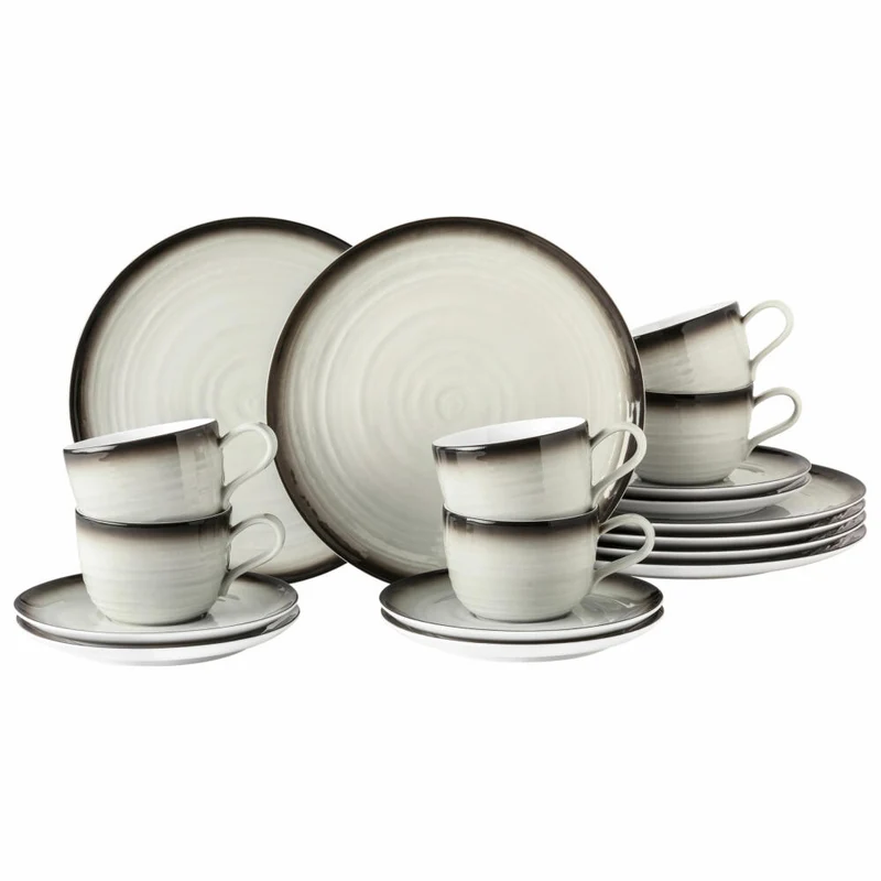Seltmann Weiden Terra Kaffeeservice, 18-tlg., Kaffee Service, Geschirrset, Porzellan, Corso, 001.772046