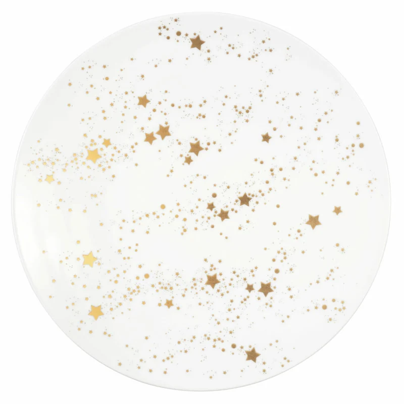 Seltmann Weiden Liberty Speiseteller, Teller, Porzellan, Golden Stars, Ø 27.9 cm, 001.772113