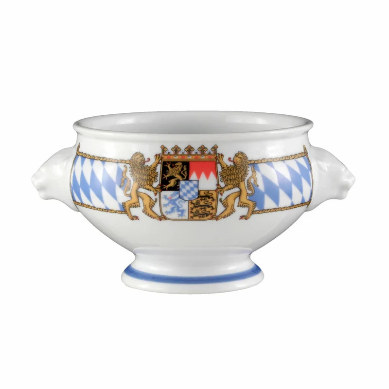 Seltmann Weiden Compact Terrine Löwenkopf, Weißwursttopf, Schüssel, Porzellan, 510 ml, 001.455849