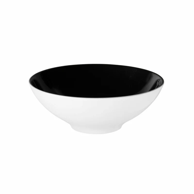 Seltmann Weiden Life Dessertschale Rund, Schale, Schüssel, Porzellan, Fashion Glamorous Black, Ø 14.6 cm, 001.745805