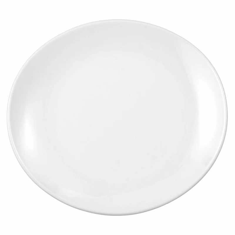 Seltmann Weiden Modern Life Speiseteller Oval, Teller, Porzellan, Black Line, 25.1 x 23 cm, 001.766298