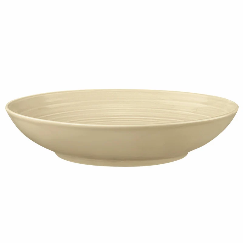 Seltmann Weiden Terra Coupteller Tief, Pastateller, Teller, Porzellan, Sandbeige, Ø 26 cm, 001.766882