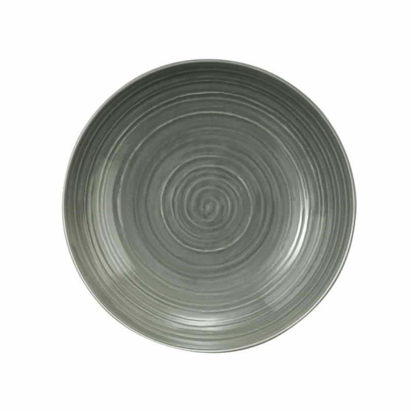 Seltmann Weiden Terra Coupteller Tief, Pastateller, Teller, Porzellan, Perlgrau, Ø 26 cm, 001.766884