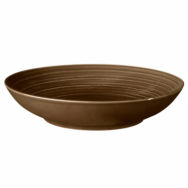 Seltmann Weiden Terra Coupteller Tief, Pastateller, Teller, Porzellan, Erdbraun, Ø 26 cm, 001.766886