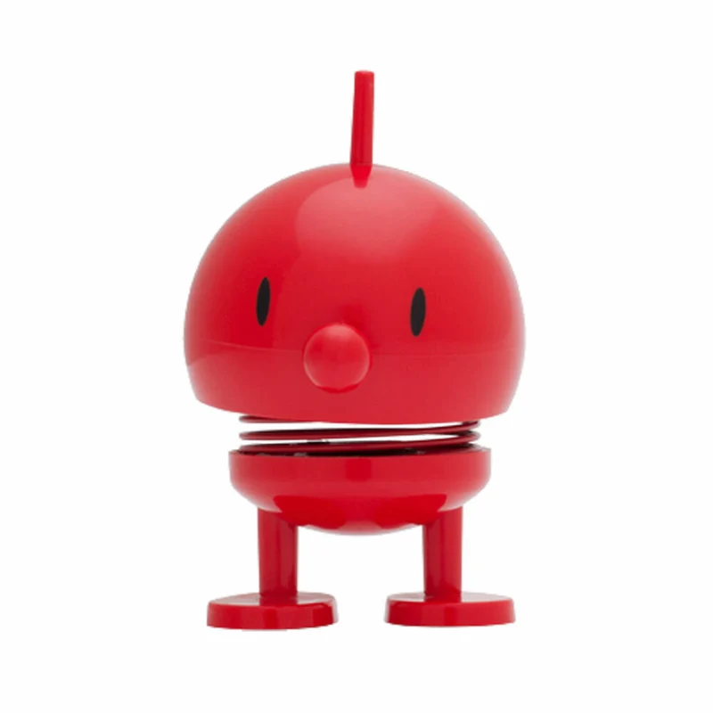 Hoptimist Baby Bumble, Klein, Junge mit Fröhlichen Augen, Deko- / Spielidee, Kunststoff, Rot, 26073