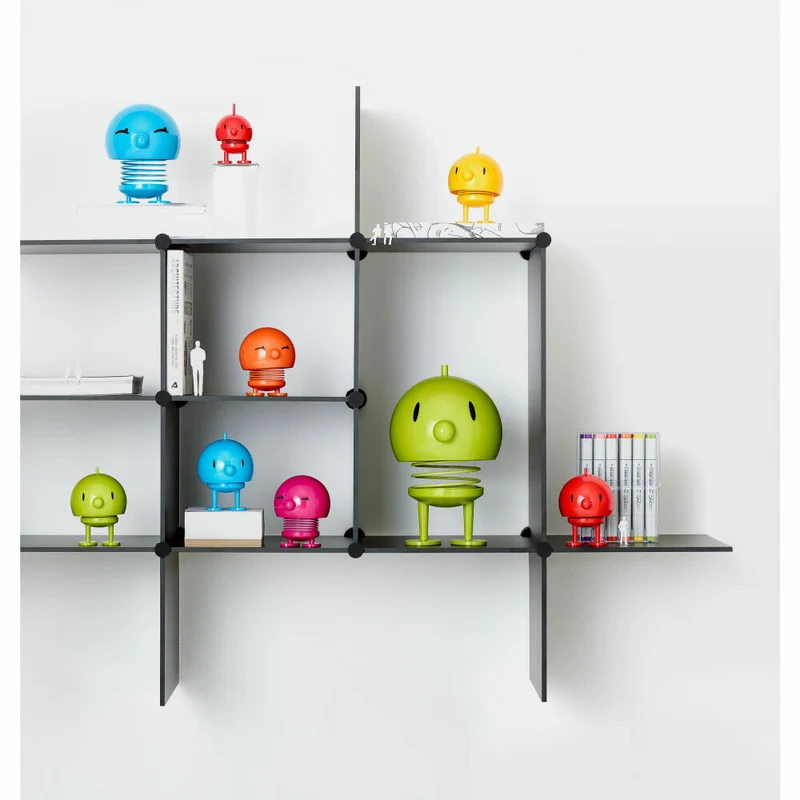 Hoptimist Baby Bumble, Klein, Junge mit Fröhlichen Augen, Deko- / Spielidee, Kunststoff, Rot, 26073