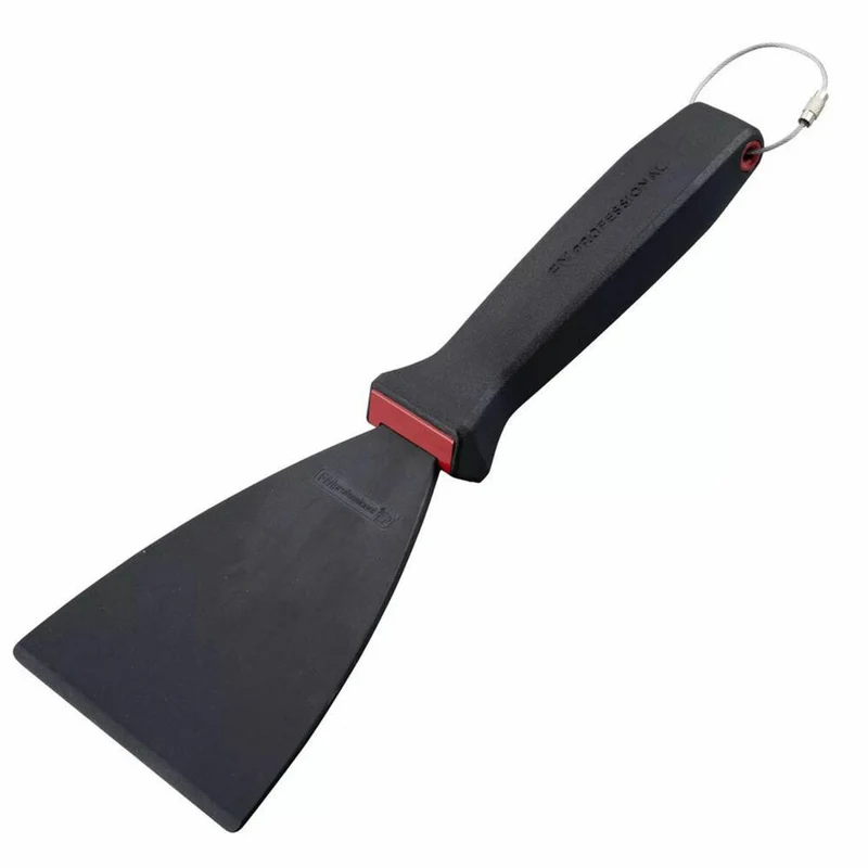 FMprofessional Küchenspachtel Presist 3H, Kunststoff, POM, Schwarz-Rot, 25 x 10 cm, 22000