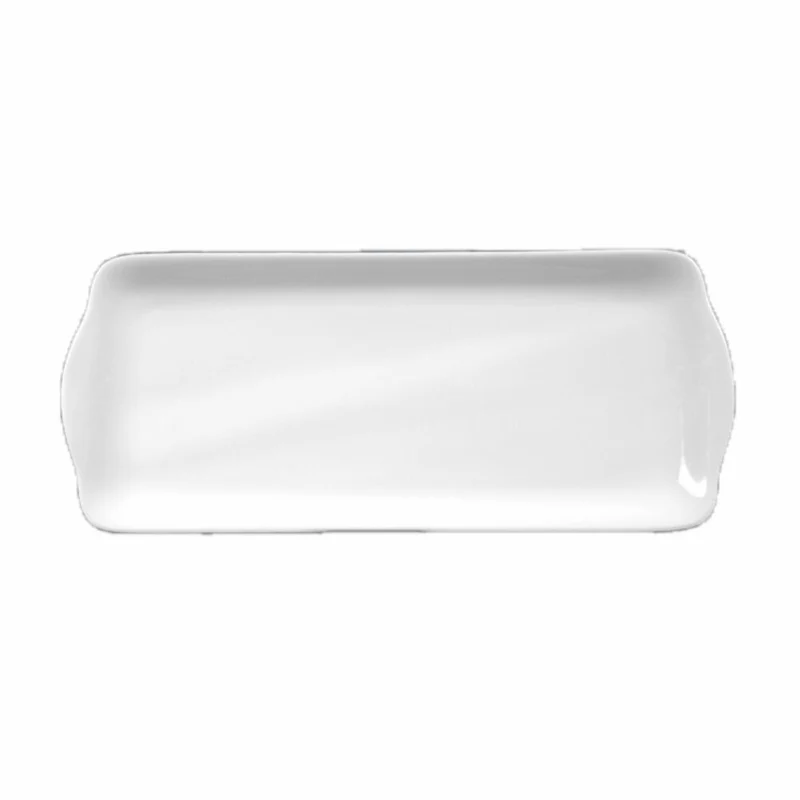 Seltmann Weiden Compact Kuchenplatte Eckig, Platte, Servierplatte, Servierteller, Porzellan, 35 cm, 001.467665
