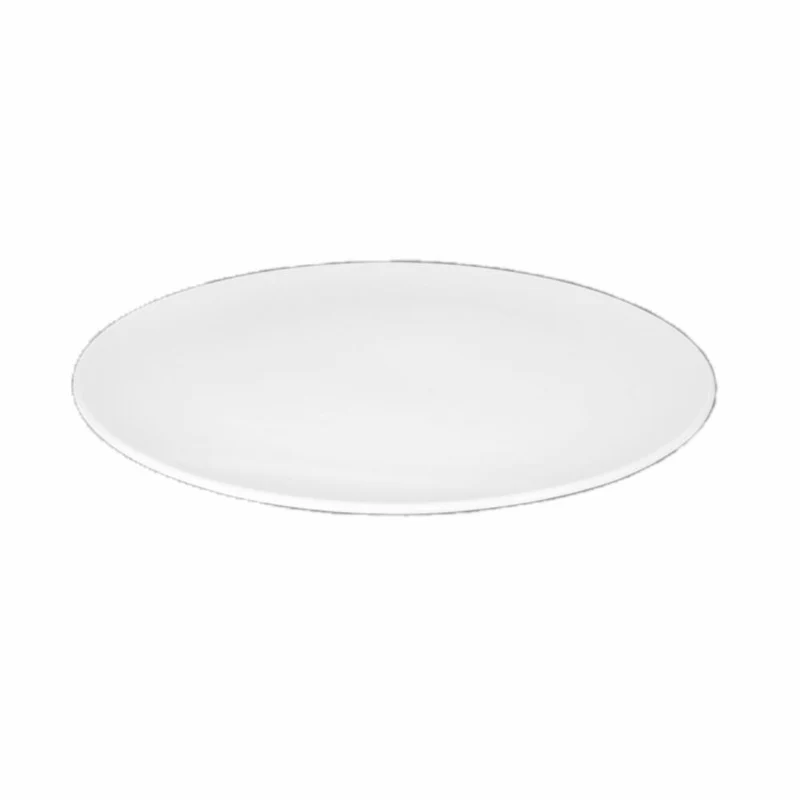 Seltmann Weiden Compact Tortenplatte, Kuchenplatte, Servierplatte, Porzellan, Weiß, 30 cm, 001.467991