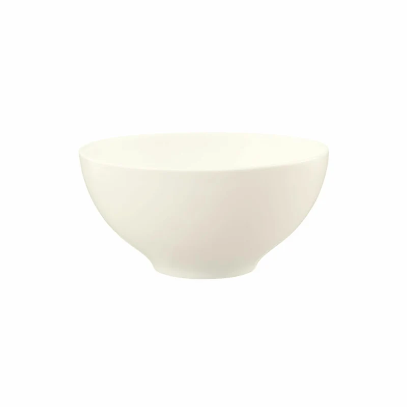Seltmann Weiden Zoé Fine Diamond Schüssel Rund, Schale, Porzellan, Creme Uni, Ø 15.7 cm, 001.746252