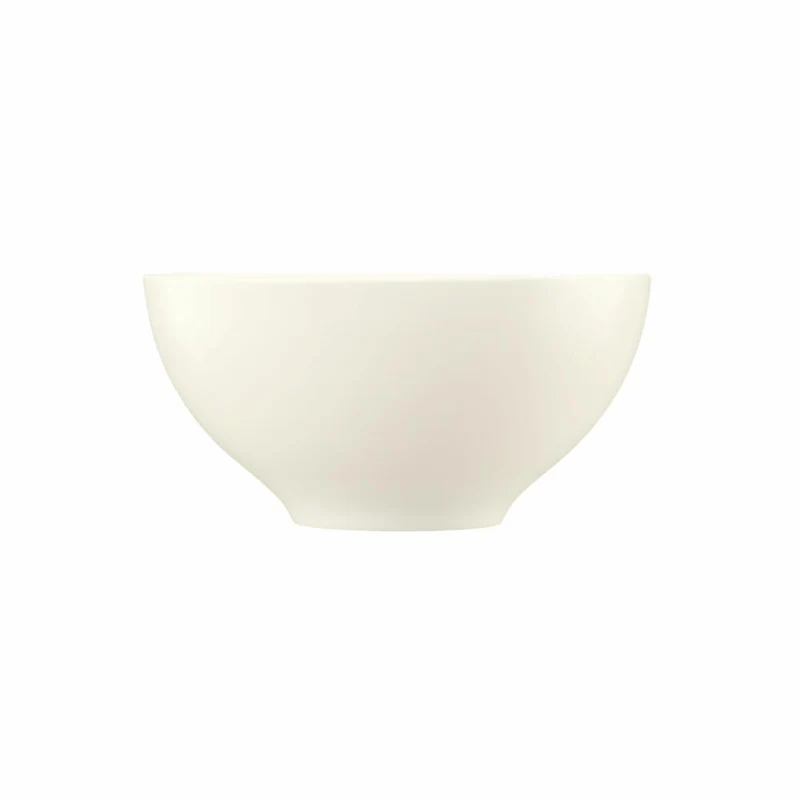 Seltmann Weiden Zoé Fine Diamond Schüssel Rund, Schale, Porzellan, Creme Uni, Ø 15.7 cm, 001.746252