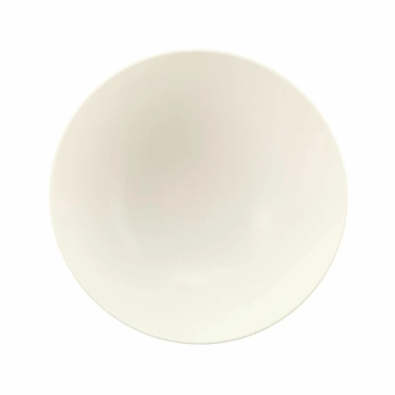 Seltmann Weiden Zoé Fine Diamond Schüssel Rund, Schale, Porzellan, Creme Uni, Ø 21.3 cm, 001.746253