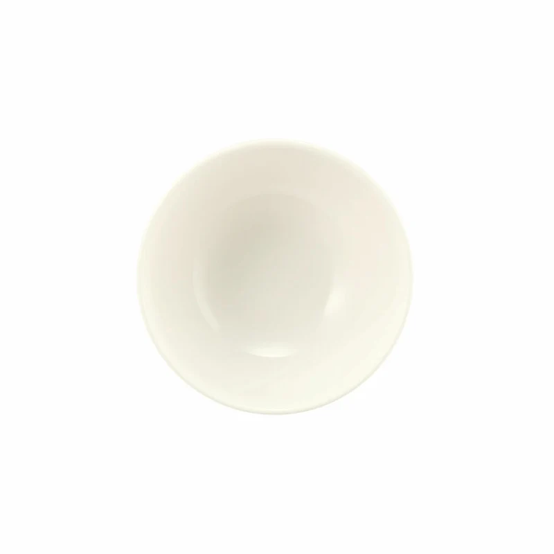 Seltmann Weiden Zoé Fine Diamond Dipschale Nieder, Dipschüssel, Schale, Schüssel, Porzellan, Creme Uni, 210 ml, 001.746255