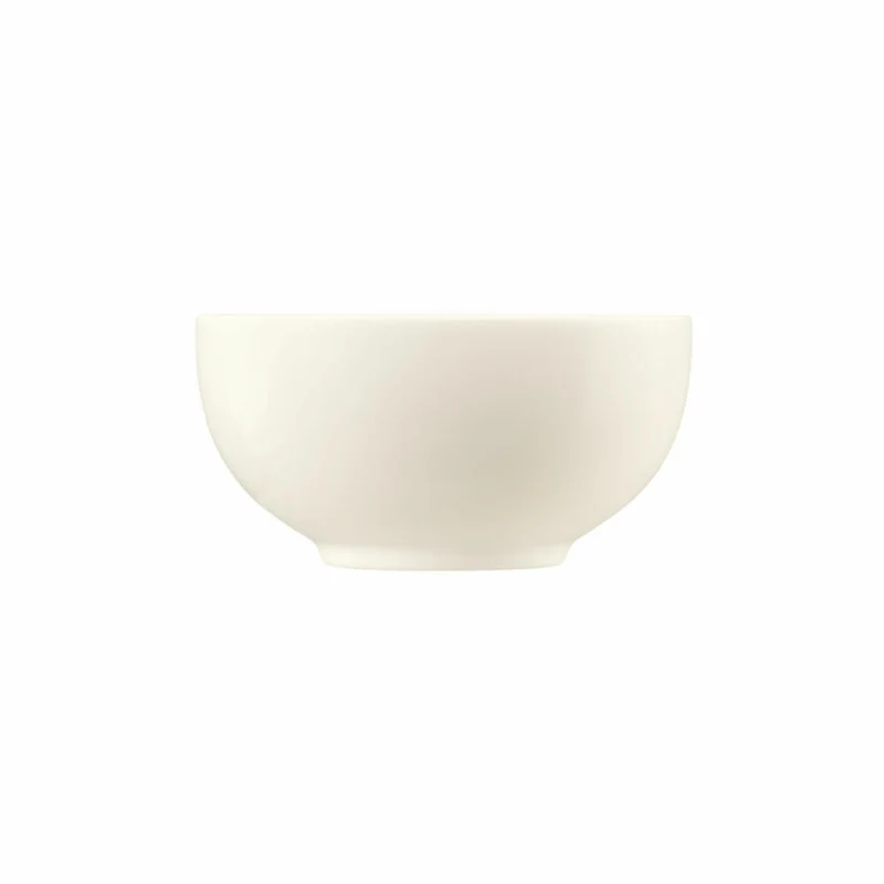 Seltmann Weiden Zoé Fine Diamond Dipschale Nieder, Dipschüssel, Schale, Schüssel, Porzellan, Creme Uni, 210 ml, 001.746255