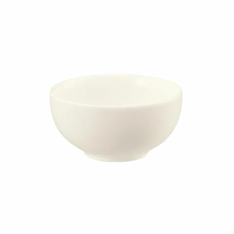 Seltmann Weiden Zoé Fine Diamond Dipschale Nieder, Dipschüssel, Schale, Schüssel, Porzellan, Creme Uni, 210 ml, 001.746255