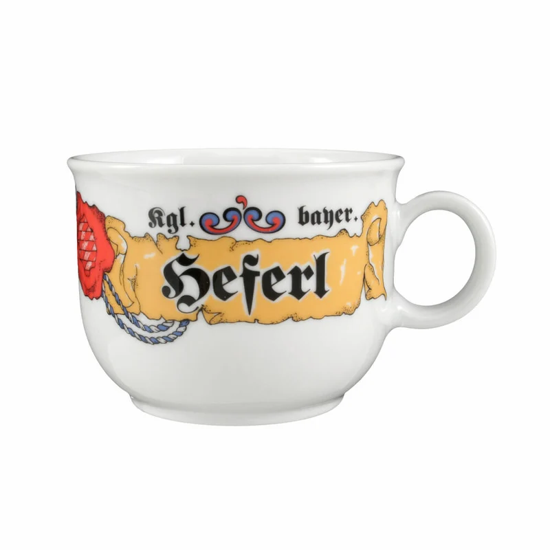 Seltmann Weiden Compact Kaffeetasse, Kaffee Tasse, Porzellan, Bayern Dekor, 210 ml, 001.475596