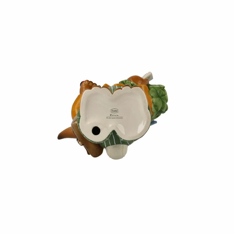 Goebel Figur Hase - Mit guten Wünschen, Ostern, Steingut, Bunt, 24 cm, 66845641