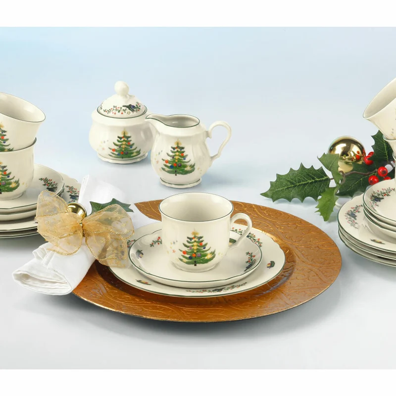 Seltmann Weiden Marie-Luise Stövchen, Teewärmer, Porzellanstövchen, Porzellan, Weihnachten, 001.300734