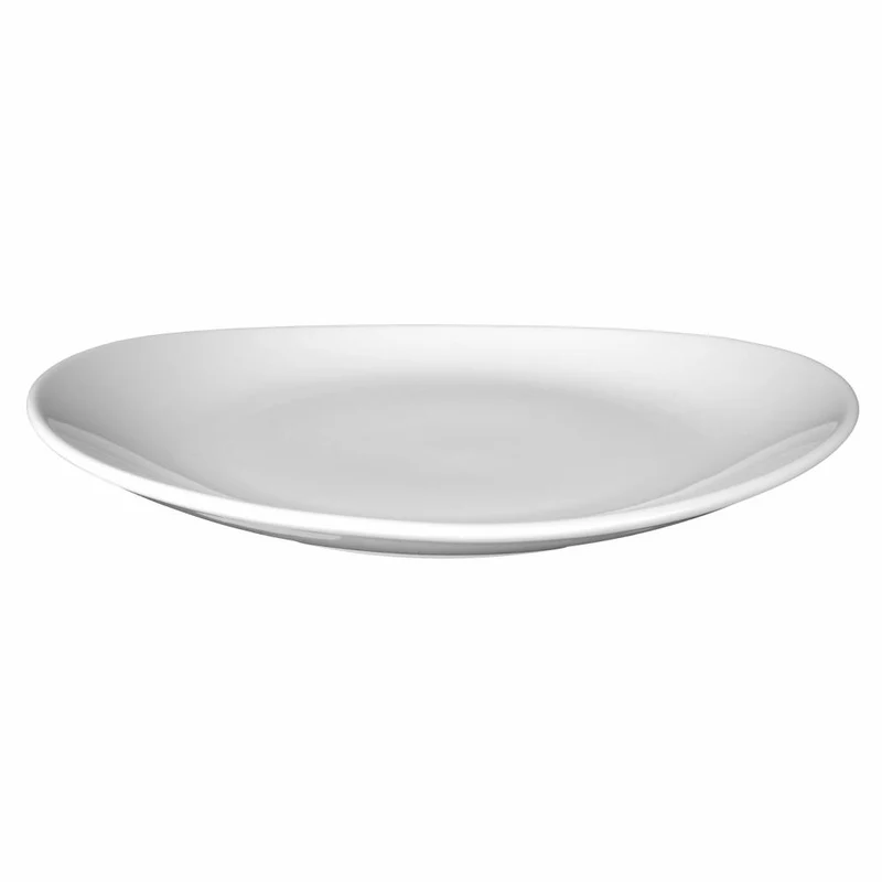 Seltmann Weiden Modern Life Teller Oval, Speiseteller, Porzellan, Weiß, 26.9 x 24.6 cm, 001.657567
