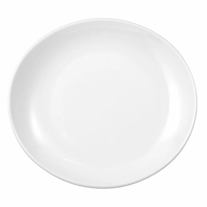 Seltmann Weiden Modern Life Teller Oval, Speiseteller, Porzellan, Weiß, 26.9 x 24.6 cm, 001.657567