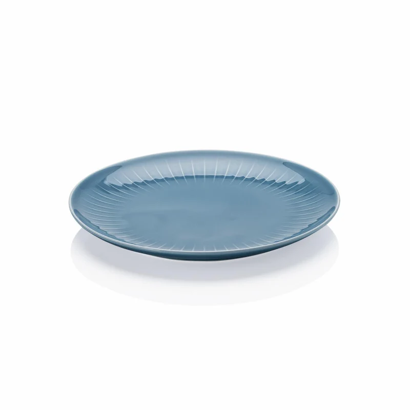 Rosenthal Teller flach Joyn Denim Blue, Speiseteller, Porzellan, Blau, 27 cm, 44020-640211-10867