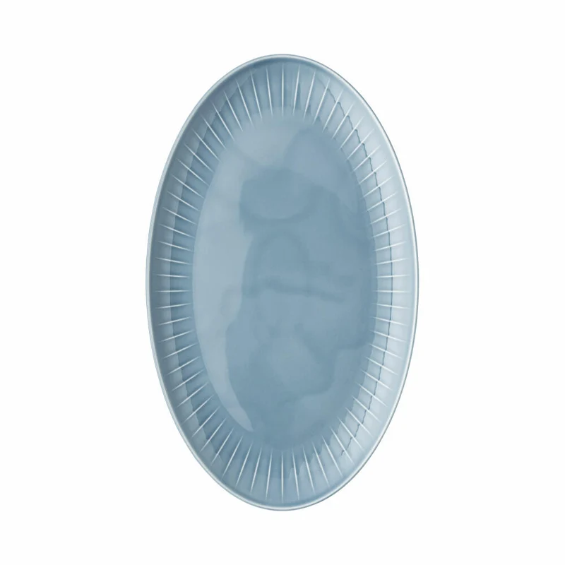 Rosenthal Platte Joyn Denim Blue, Servierplatte, Porzellan, Blau, 38 cm, 44020-640211-12738