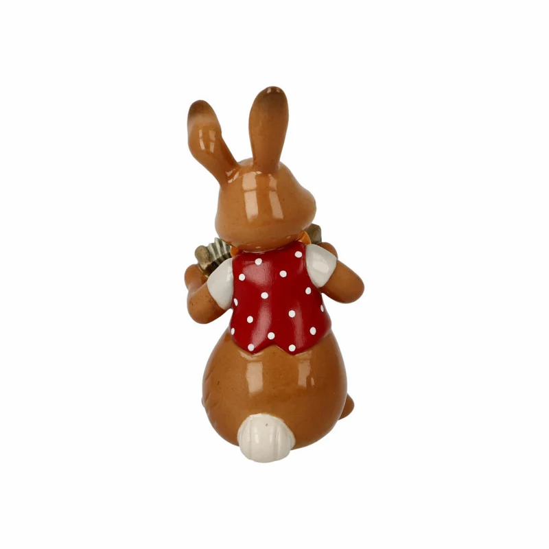 Goebel Figur Hase - Frecher Musikant, Ostern, Steingut, Bunt, 8 cm, 66845781
