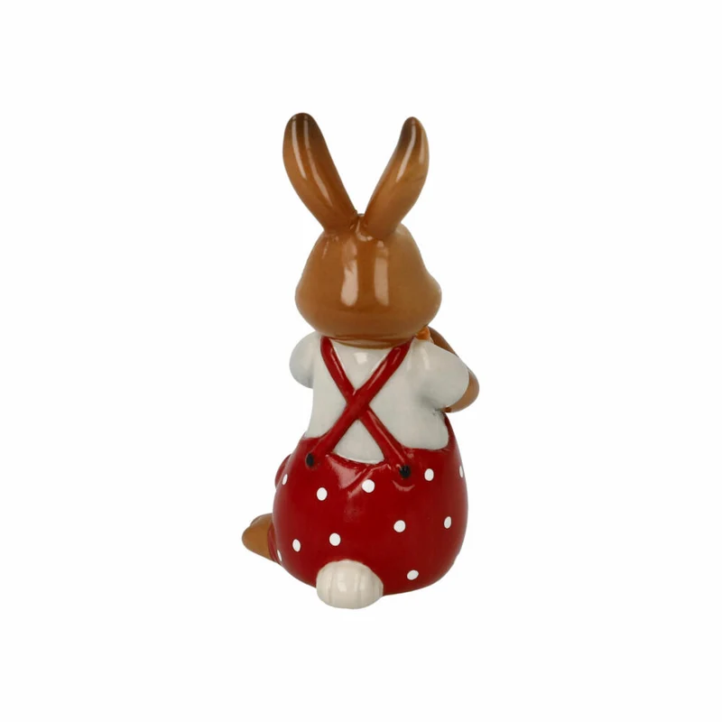 Goebel Figur Hase - Süßer Flötenspieler, Ostern, Steingut, Bunt, 8 cm, 66845791
