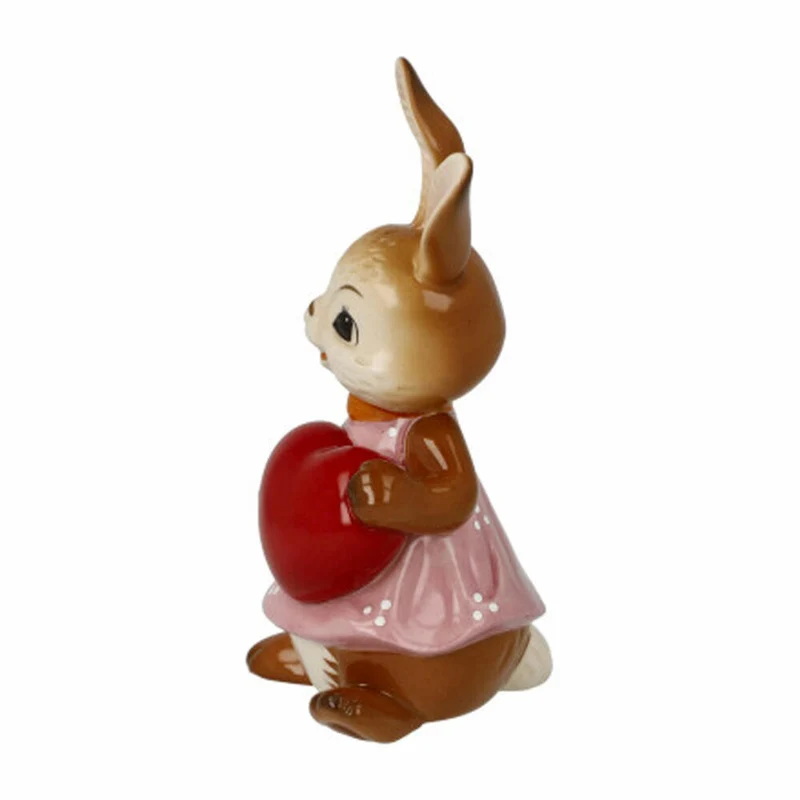 Goebel Figur Hase - Alles Liebe!, Ostern, Steingut, Bunt, 12 cm, 66845831