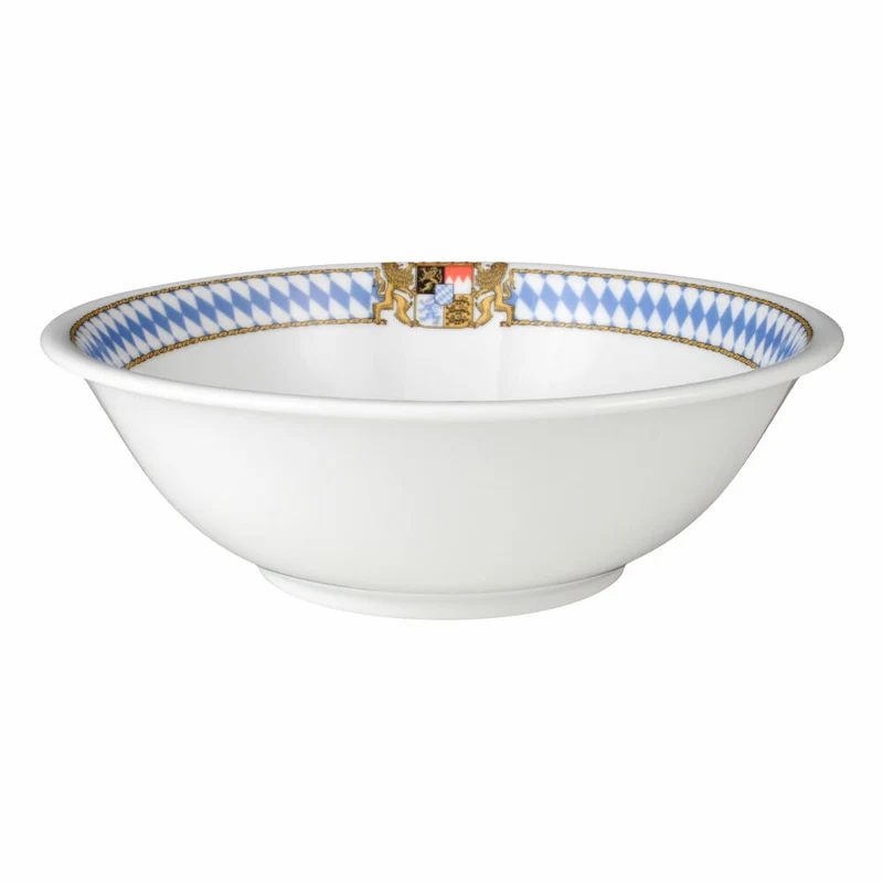Seltmann Weiden Compact Schüssel, Schale, Salatschale, Porzellan, Bayern Dekor, Ø 20 cm, 001.452275