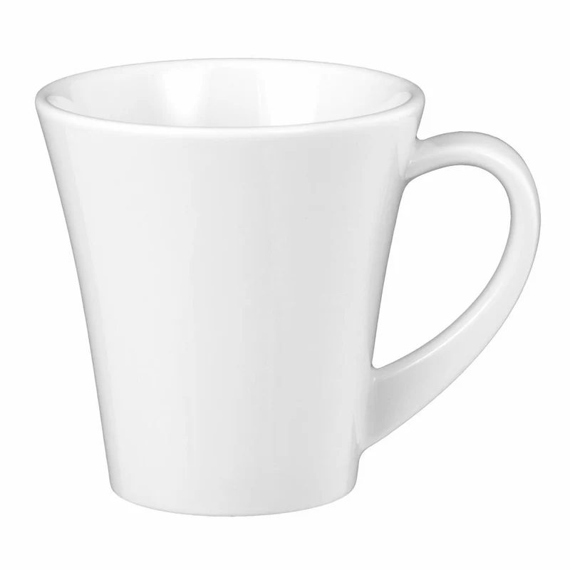 Seltmann Weiden Modern Life Cappuccinotasse, Cappuccino Tasse, Kaffeetasse, Porzellan, Weiß, 250 ml, 001.657580