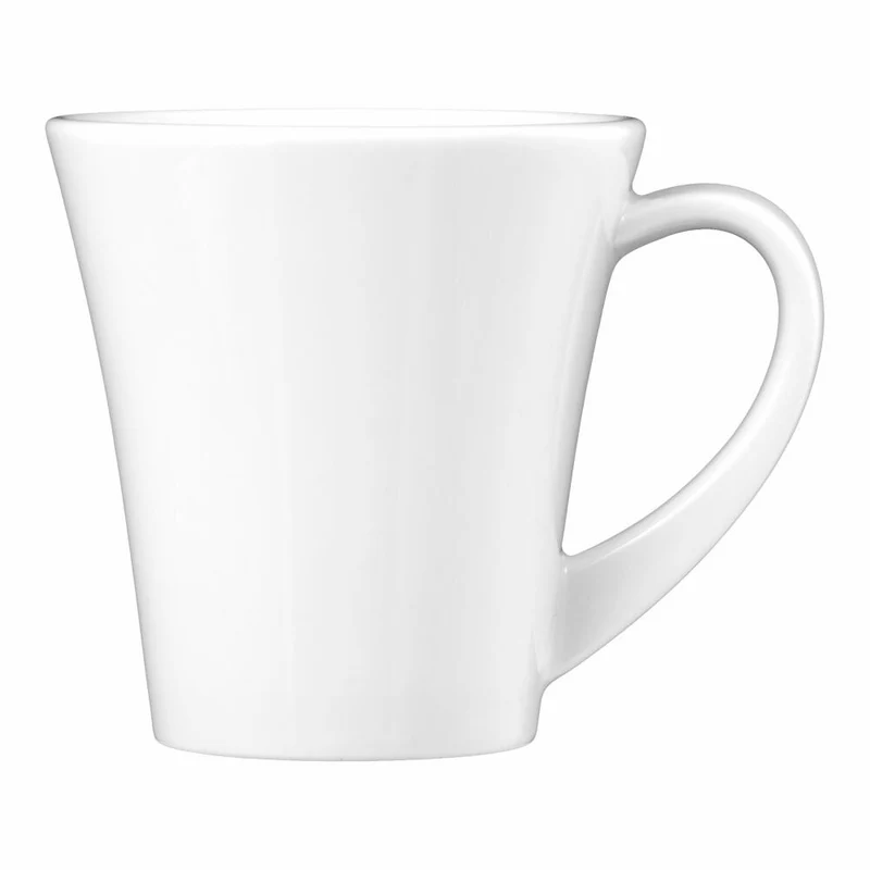 Seltmann Weiden Modern Life Cappuccinotasse, Cappuccino Tasse, Kaffeetasse, Porzellan, Weiß, 250 ml, 001.657580