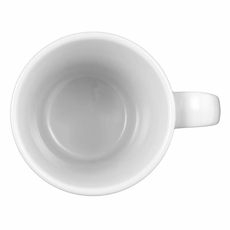 Seltmann Weiden Modern Life Cappuccinotasse, Cappuccino Tasse, Kaffeetasse, Porzellan, Weiß, 250 ml, 001.657580