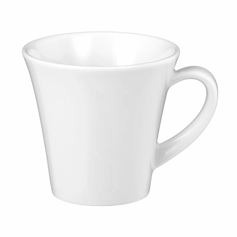 Seltmann Weiden Modern Life Kaffeetasse, Kaffee Tasse, Porzellan, Weiß, 200 ml, 001.657582