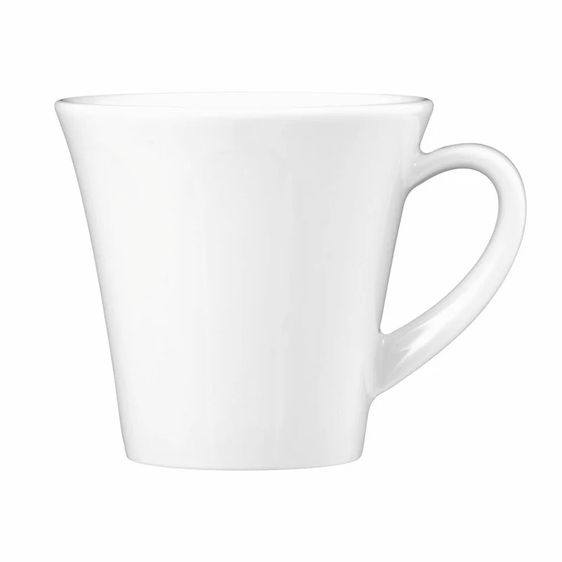 Seltmann Weiden Modern Life Kaffeetasse, Kaffee Tasse, Porzellan, Weiß, 200 ml, 001.657582