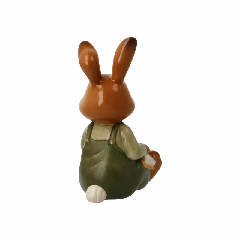 Goebel Figur Hasenschule - Früh übt sich, Ostern, Steingut, Bunt, 10 cm, 66845421