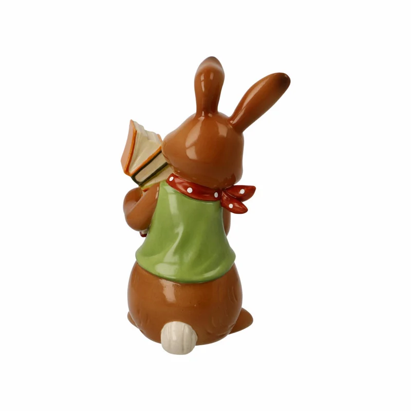 Goebel Figur Hasenschule - Hoppla!, Ostern, Steingut, Bunt, 12 cm, 66845431