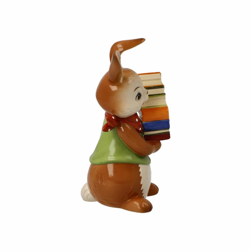 Goebel Figur Hasenschule - Hoppla!, Ostern, Steingut, Bunt, 12 cm, 66845431