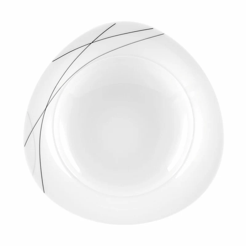 Seltmann Weiden Trio Suppenteller, Teller, Porzellan, Highline, Ø 23.6 cm, 001.692274