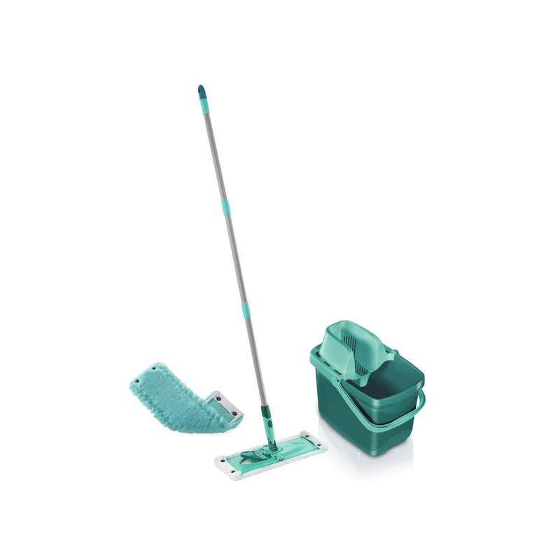 Leifheit Set Combi M + Wischbezug static plus, Bodenwischer Set, 55379
