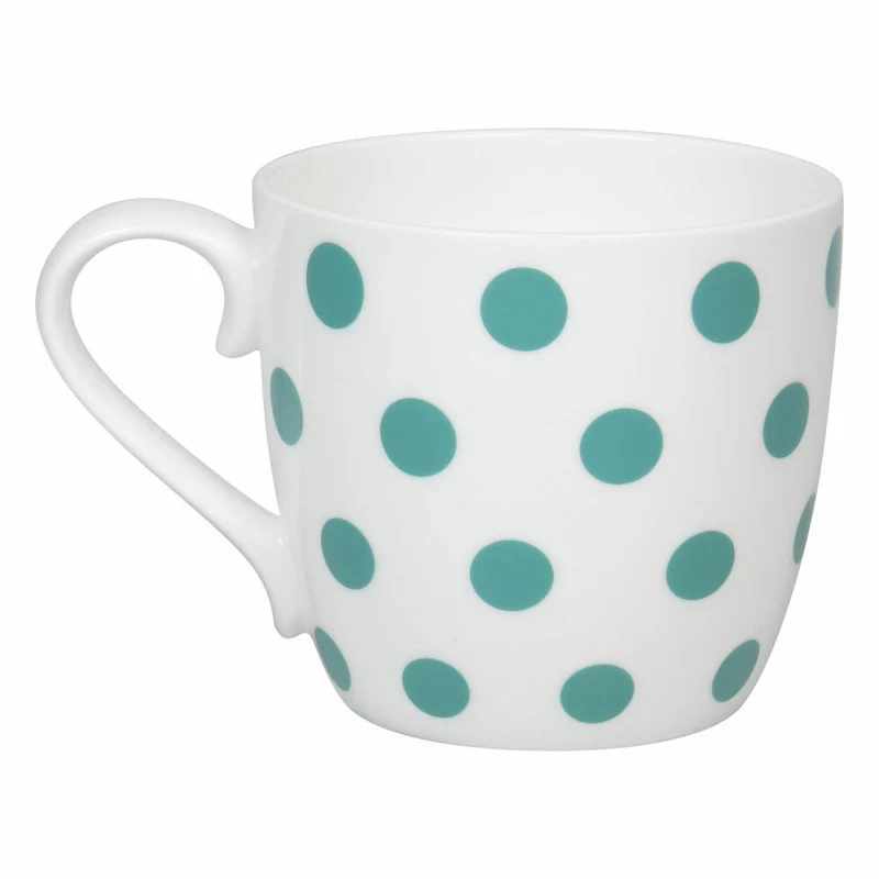 Könitz Becher Dots - Jadegreen, Tasse, Bone China, Grün, 425 ml, 11 2 057 2824