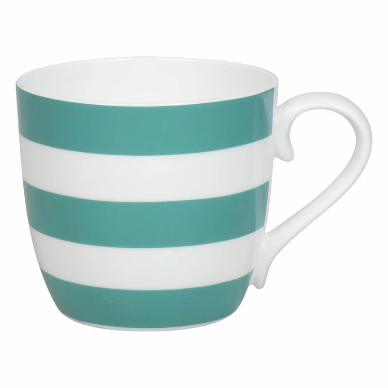 Könitz Becher Stripes - Jadegreen, Tasse, Bone China, Grün, 425 ml, 11 2 057 2829