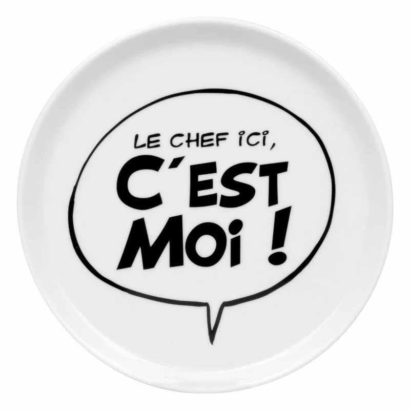 Könitz Teller Coup Asterix - Le chef ici cest moi, Porzellan, Bunt, 20 cm, 11 4 20A 2774